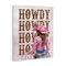 Stupell Industries Pink & Brown Howdy Cowgirl Canvas Wall Art Design by Lettered and Lined